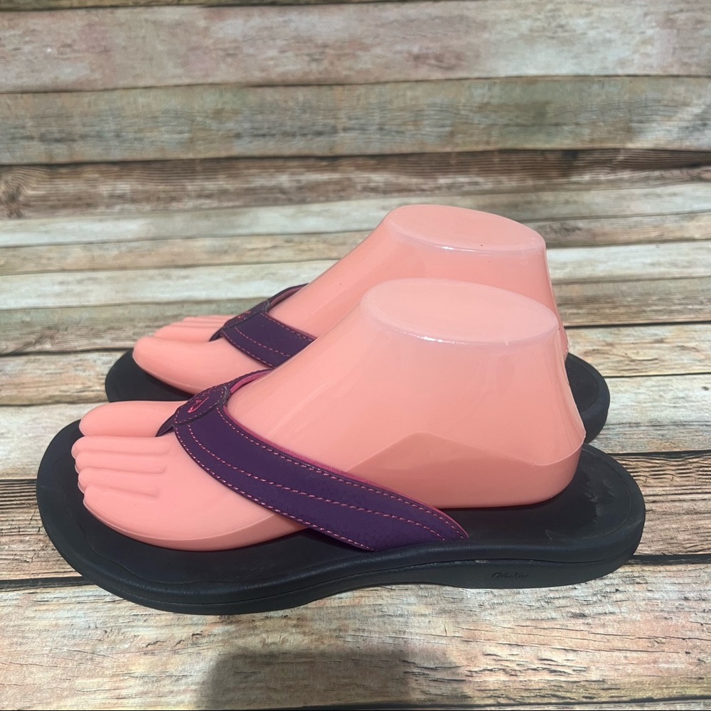 Olukai Purple Ohana Thong Sandals